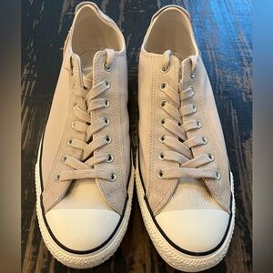 Converse All Star Putty Leather & Suede Sneakers
